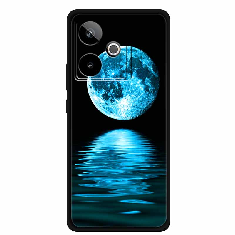 For Realme GT 7T GT7 Case Cool Animal Protective Silicone Back Cover Cases For Realme GT 7 Black Phone Funda Realme GT 7T Coque