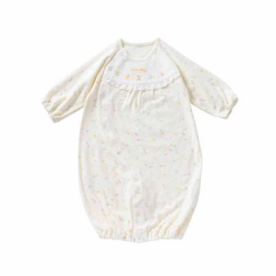 Smooth Toy Pattern All Snap Newborn Baby Clothes Cotton Winter Material 10501 Two-Way [Crotch Replacement/2way] 100% Spring, Summer, Autumn, (Cream,