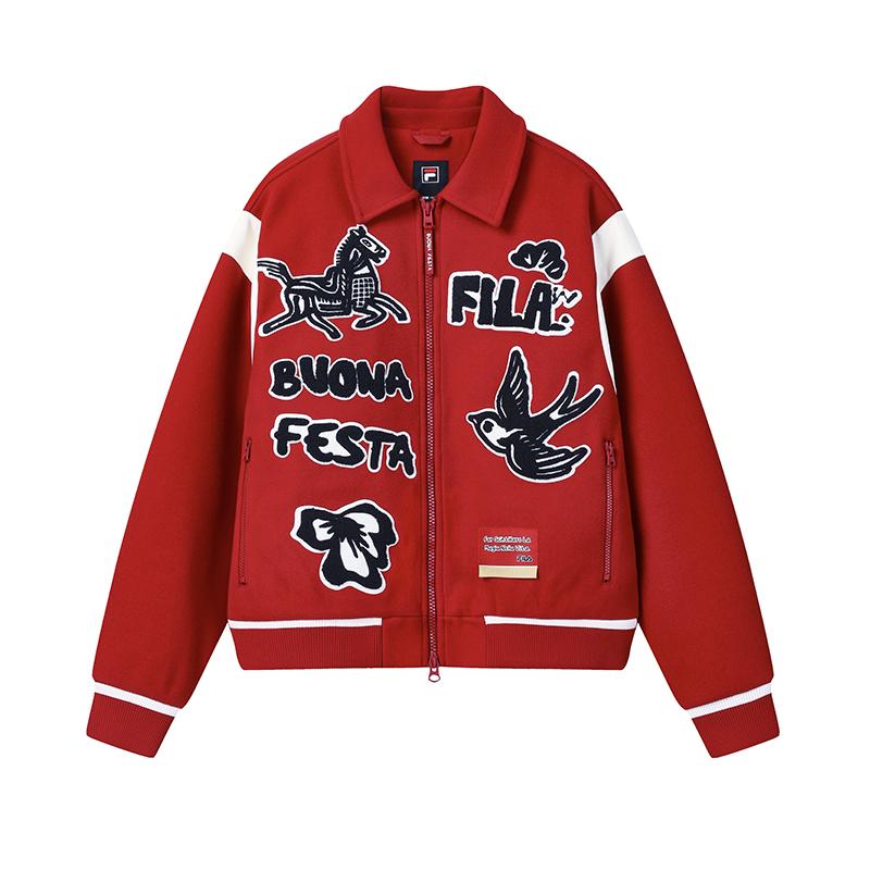 FILA CNY Пуховик Унисекс Rhythm Red F11U619903FPK XL