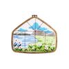 Landscape Embroidery Diy Material Package Handmade Flowers And Plants European Fabric Three-Dimensional Antique Embroidery Stretch Hanging Painting