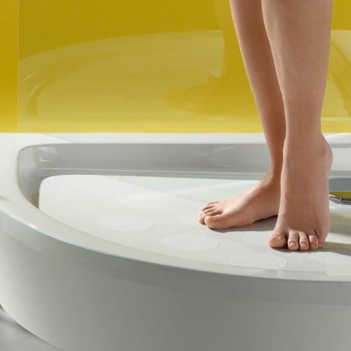 Stickers anti-dérapants - jung - transparent - haute qualité - 2en1 - douche et baignoire
