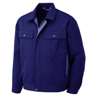 Work Long L [Midori Anzen] Clothes, Sleeve, Blouson, Unisex, G567, Top, Navy,