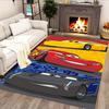 Cars Movie Characters for Living Room Rug, Bedroom, Study Room, Hallway Decoration, Perfect for Home Decoration or Holiday Gifts