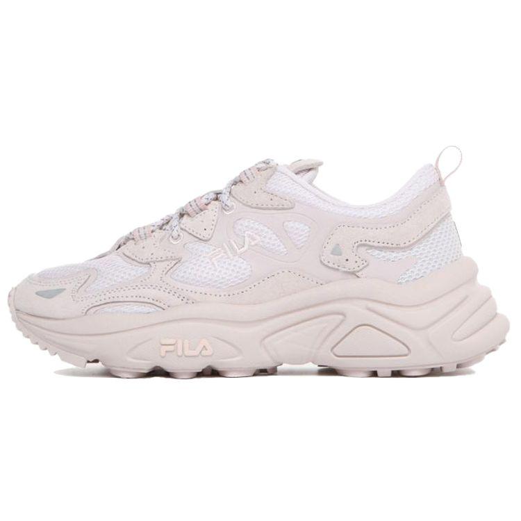 FILA Tenacity Fabric Synthetic Leather Round Toe Lace-Up Low-Top Dad Sneakers Unisex sneakers Off-White 1RM01559_650