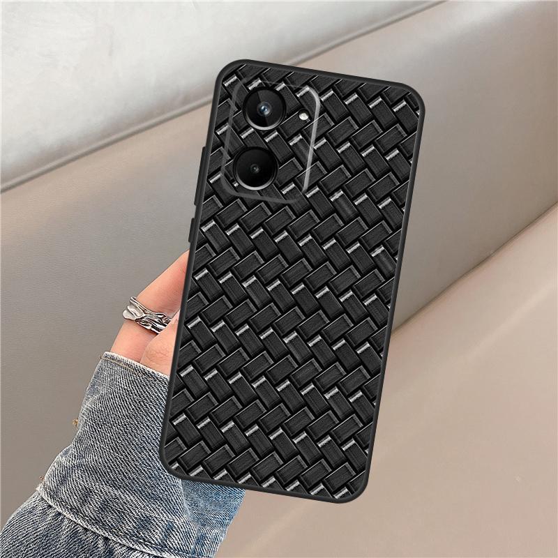 Stahl Eisen Metall Muster Hülle Für Realme 15 14 13 12 11 Pro Plus C63 C61 C55 C51 C53 C25 C65 C67 C71 C75 GT6 GT7 Pro