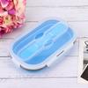 800ml Portable Silicone Folding Lunch Box Bento Boxes Food Container for Outdoor Travel Picnic