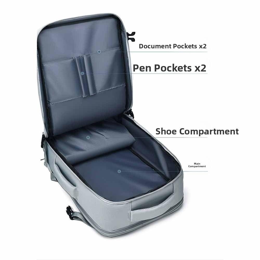 Dry and Wet Separation Large Capacity Boarding Bag Waterproof Nylon Laptop Bag Daypack