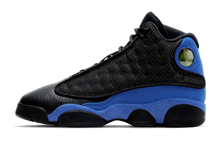 Jordan 13 Retro Black Hyper Royal GS 884129-040 38.5