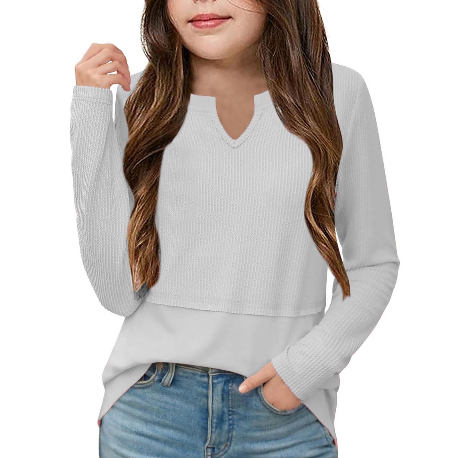 

Летняя цветная футболка с длинным рукавом для девочек S