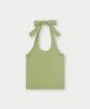 Sseomweeobeoteo Halter Pendant Sleeveless - Olive