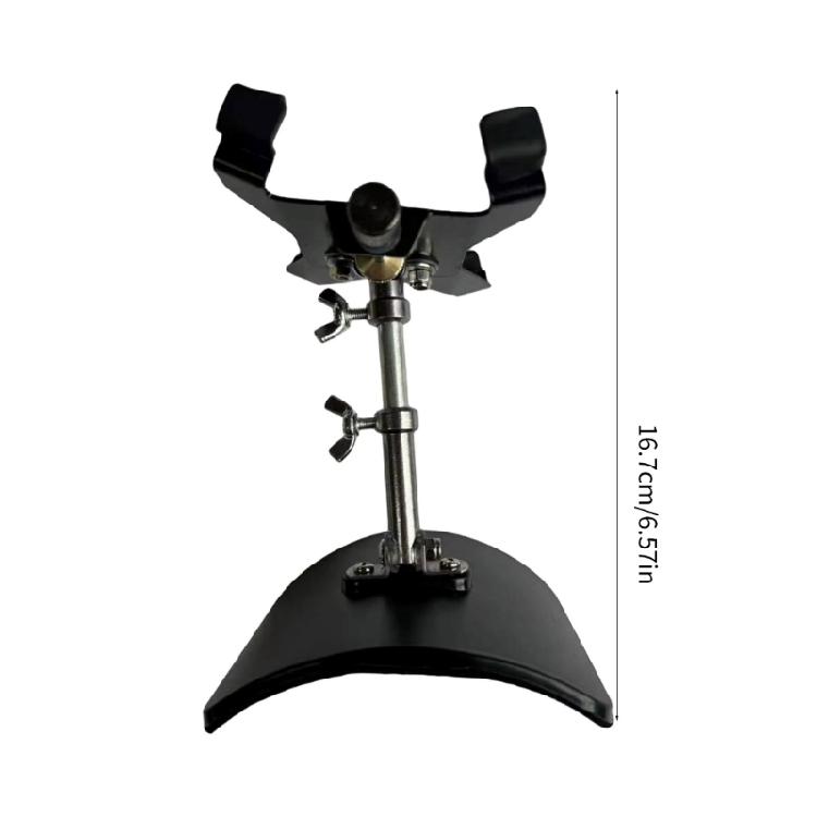 Guitar Support Stand Foldable Guitar Foot Stool Footrest with Nonslip Base for Stable Practice & Concert Performances