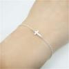 Fashion Cross Charm Bracelets For Women Simple Gold Sliver Color Infinity Bracelet Jewelry Gifts Female Wholesale Dropshipping