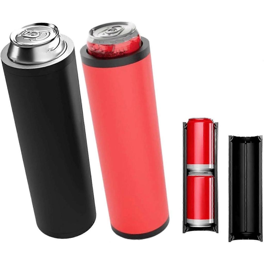 Tactical Dual Can Holder Rapid Reload Can Holder for Beer & Soda, Ergonomic Grip, Suitable for Tailgates, Parties & Gifts