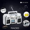 Adult Building Set, Classic Retro Series Radio Mini Blocks Building Blocks Toy Set, Home Decoration Best Gift for Adult, Teens 645PCS