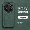 For Xiaomi Mi 15 Ultra PU Leather Car Magnetic Holder Silicone Cover For Xiaomi 15 Pro Mi 14 Ultra Built-in Iron Protection Case