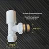 Pinshang Premium 20*6 All-Copper Thermostatic Valve with Polished Chrome-Plated Finish