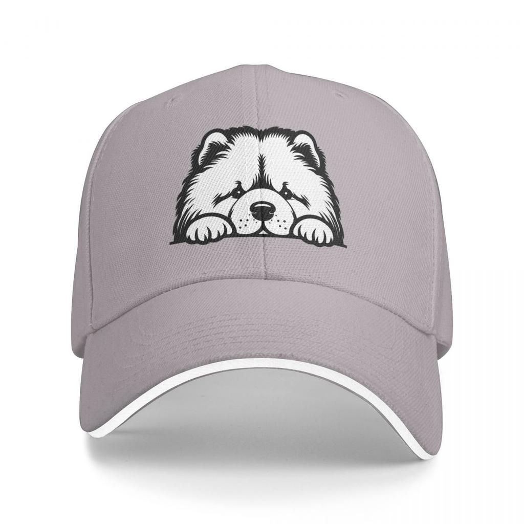 Unisex Baseball Hats Chow Chow Adorable Brown Puppy Outdoor Streetwear Summer Sports Baseball Caps Hip Hop Cap Casquette Hats