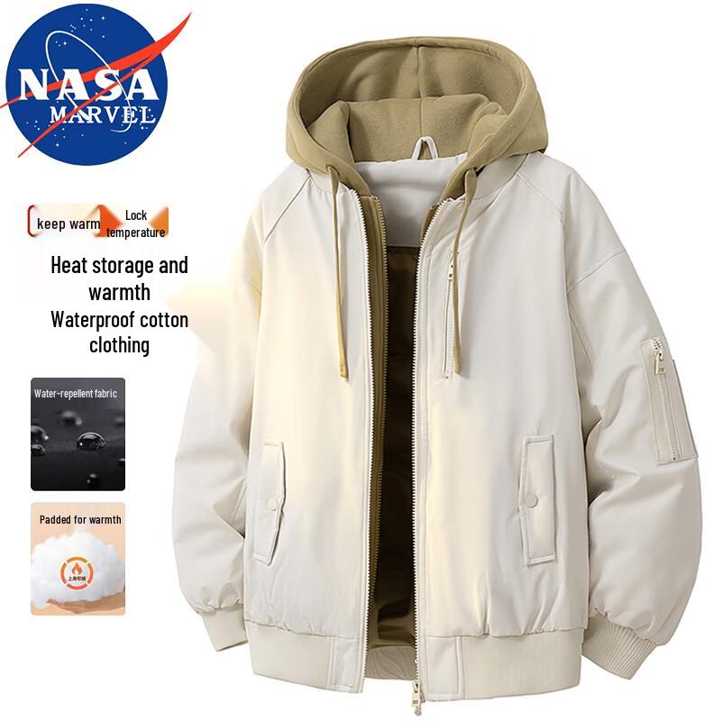 

NASA MARVEL Men s Winter Color-block Padded Jacket 2XL