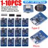 10-1PC D1 Mini TYPE-C/Micro USB ESP8266 ESP-12F CH340G V2 Module WiFi D1 Mini Development Board 3.3V With Pin For Arduino