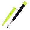 2.8mm Mechanical Pencil Deep Hole Marking with Sharpener/Ruler Solid Carpenter Pencil Long Head Metal Woodworking Marking Tool