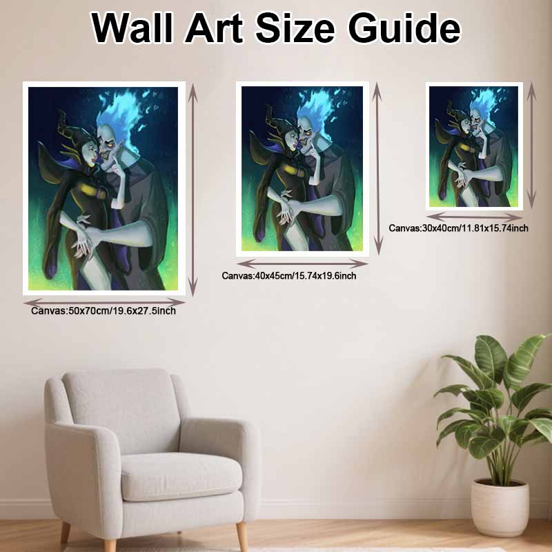 Disney Diamond Painting Kit Maleficent Hades 5D Diamond Art Home Decor Creative Handmade Gift