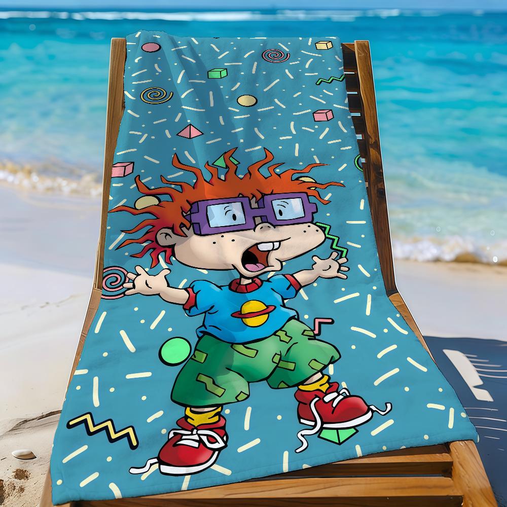Cartoon R-Rugrats Towel Quick Drying Beach Towels Are Suitable For Swimming Pools Camping Yoga And The Gym