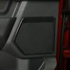 4xDoor Speaker Horn Frame Cover Trim Decor Bezels For Ford F150 21+ Carbon Fiber
