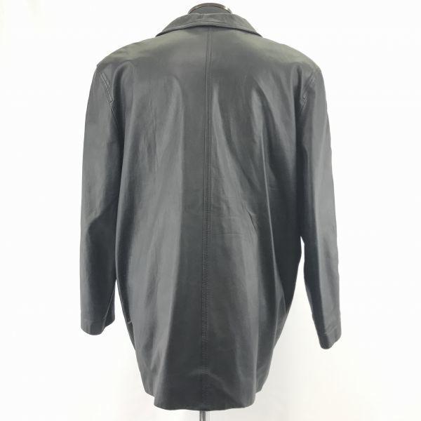 Genuine Leather/Lamb Leather Jacket/Women’s Free/Black/Chest Pocket/Single/1-Button(USED)