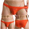 Men's Triangle Underwear Ultra-thin Ice Silk Transparent Comfortable and Sexy Adult Low Waist