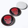 4pcs 45MM 56MM Skull Logo Emblem Car Stickers Auto Accessories for Car Wheel Center Caps Rim Hubcaps Cover Wheels Hub Cap Badge