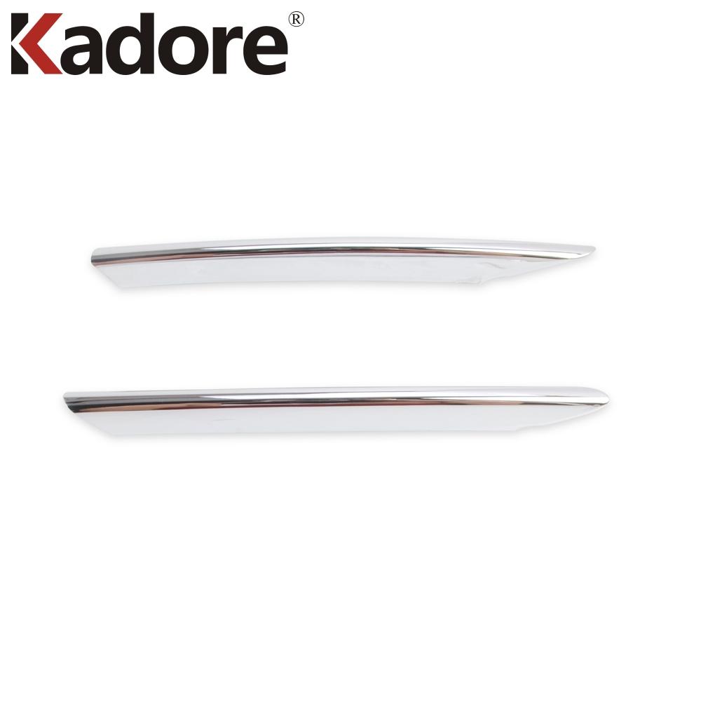 Fog Light Cover Trim For Honda Civic 2016 2017 2018 Sedan Chrome Front Rear Fog Lamp Eyebrow Bumper Lid Eyelid Trims Car Styling
