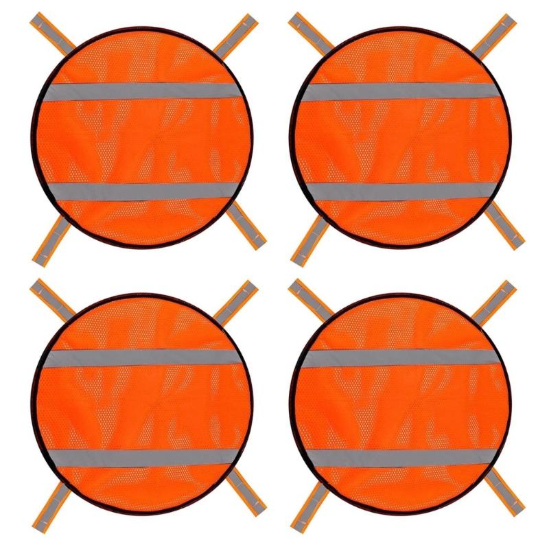 High Visibility Reflective Safety Covers For Outdoor Backpacks Bicycles Secure Hook And Loop Fastener