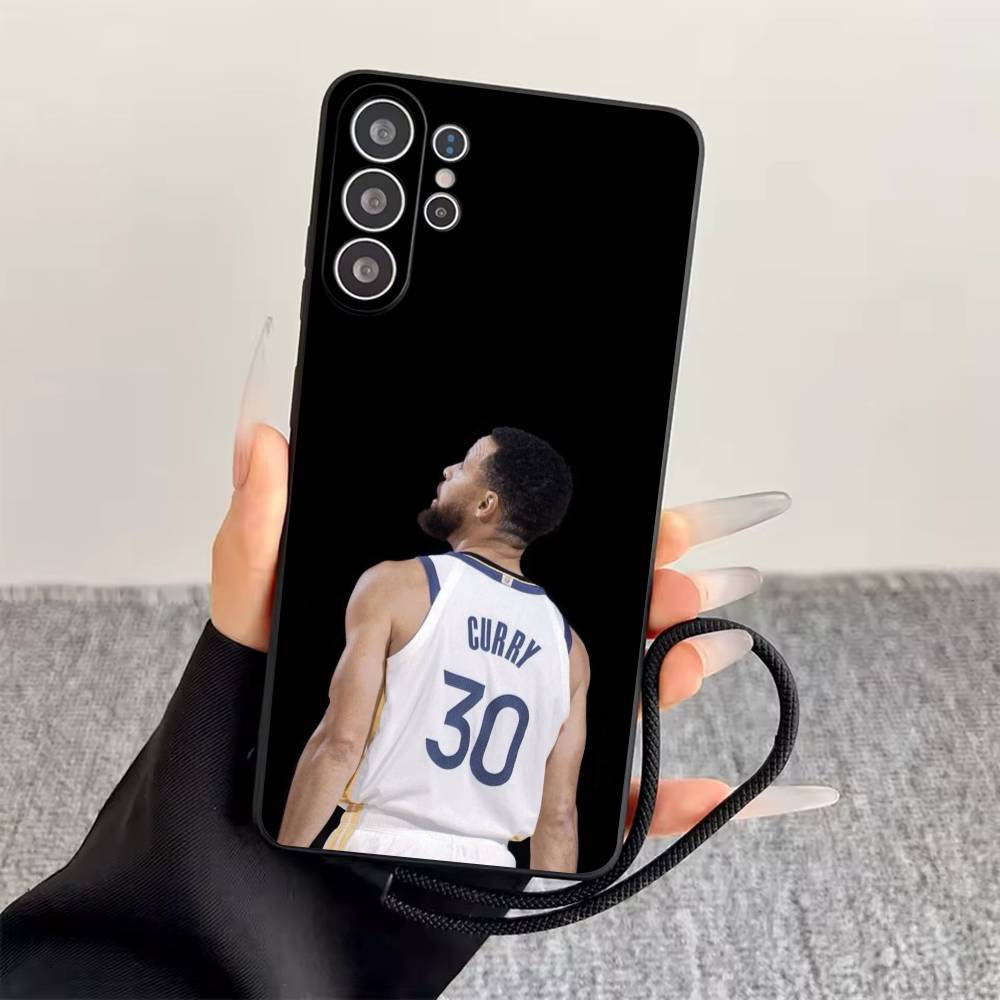 

S-Stephen Curry Phone Case For Samsung S25,S24,S21,S22,S23,S30,Ultra,S20,Plus,Fe,Lite,Note,10,Black Cover Samsung S21Ultra