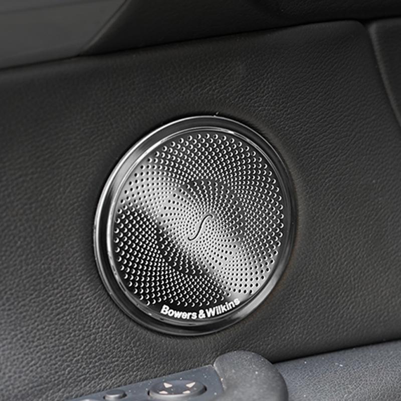 Auto Stereo Lautsprecher Tür Aufkleber Abdeckung Für BMW X6 E71 E72 5 Serie GT F07 Edelstahl Trim Auto Styling auto