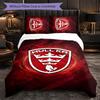 Set Biancheria da Letto 3 Pezzi in Microfibra con Motivo Hull KR Decorazione Copripiumino per Camera da Letto Uso Domestico