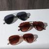 New Oversized Sunglasses Women Men Vintage Pilot Designer Brand Sun Glasses Female Big Frame Mirror Retro  Feminino