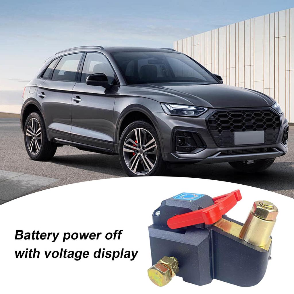 12v-24v Universal Battery Disconnect Switches With Non-Slip Handle Power Cutoff Control For Marine Boat RV Auto Truck & Moto