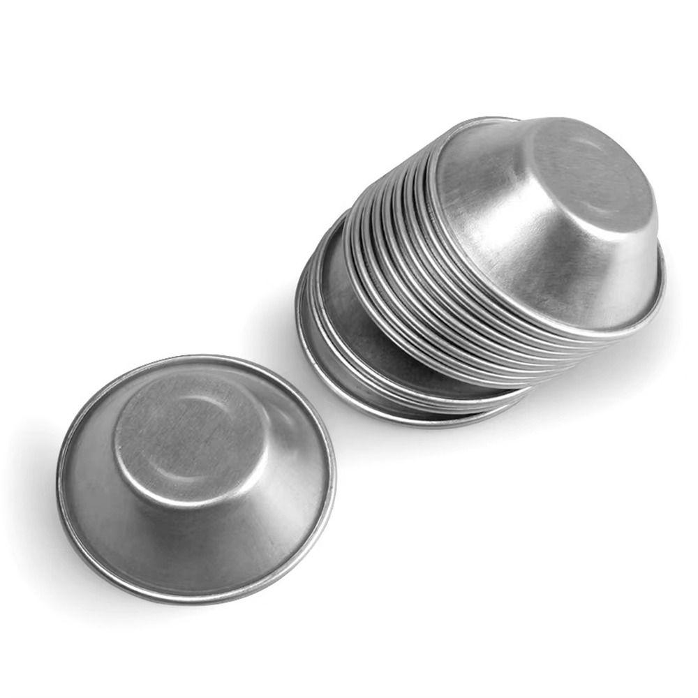 6Pcs Pastry Dessert Egg Tart Mould Baking Oven Pan Egg Tart Cup Durable Baking Mold