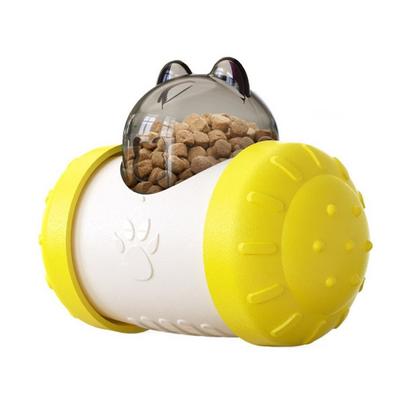 Dingdong Pet Κούνια Κατοικίδιου Ζώου Roly Poly Μπάλα Σνακ 146 x 77 x 109 mm, κίτρινο, 1 τεμάχιο