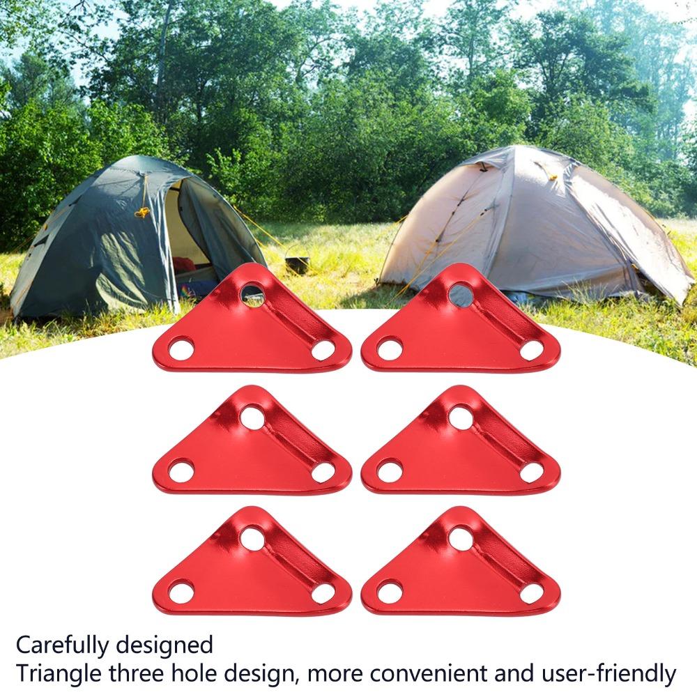 20 Pcs Ultralight Strong Tent Rope Fastener Triangle Tent Guy Line Rope Adjuster  Backpacking