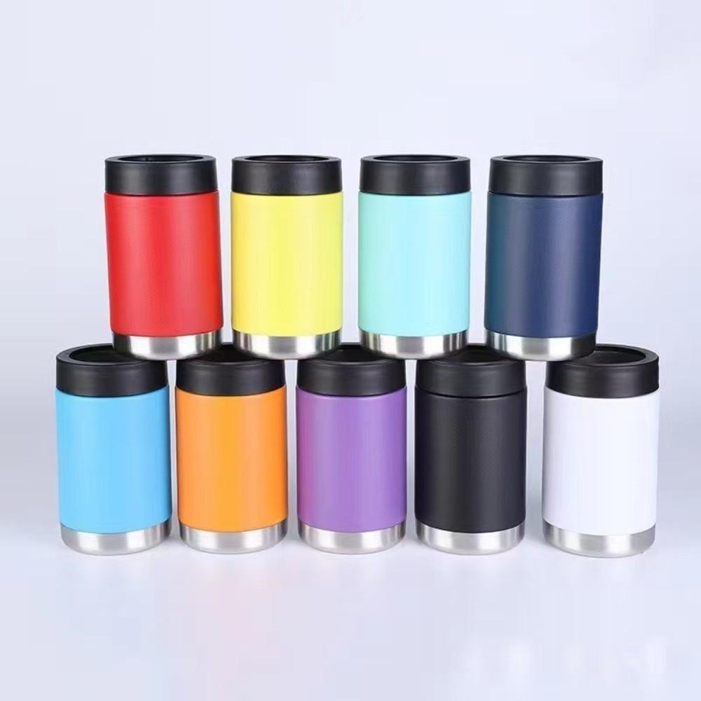 304 Roestvrij Staal Cola Bierblik Geïsoleerde Deksels Dubbele Laag Isolatie Of Koeling Deksel Loos Geïsoleerd Beker Hoge Capaciteit 12Oz