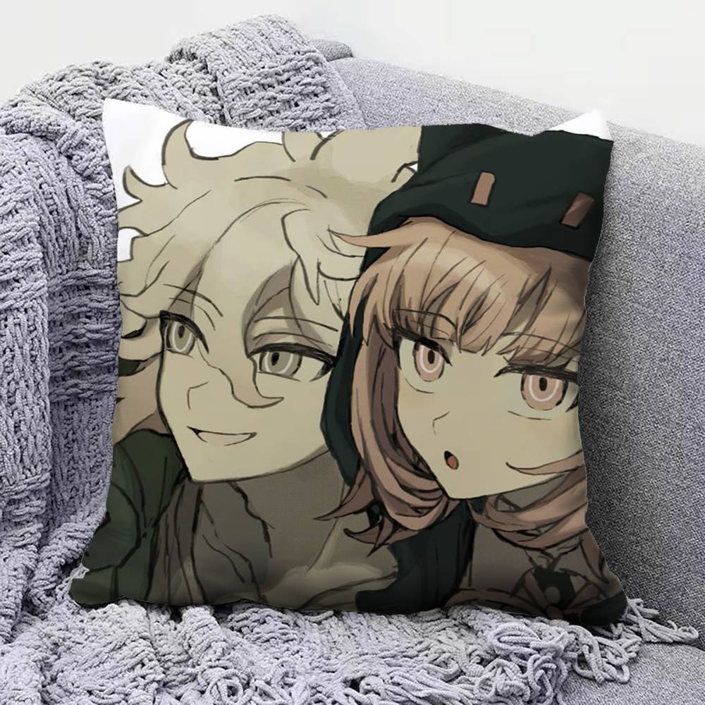 Danganronpa Game Anime Home Sofa Cushion Covers and Aecorative Custom Pillow Covers