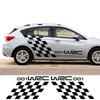 2PCS Car Door Side Sticker Decor Decal Auto Accessories For Subaru Impreza WRC WRX STI GDB GVB VA Hatchback 2018 2009 2008 2014