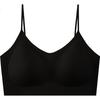 Ziyouxi Women's Summer Thin Bra, 7A Antibacterial Seamless Cool Invisible Thin Strap Sexy Backless Push-Up Anti-Sagging Bra