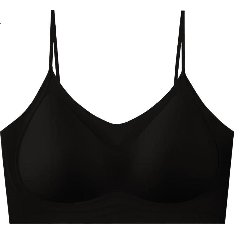 Ziyouxi Women's Summer Thin Bra, 7A Antibacterial Seamless Cool Invisible Thin Strap Sexy Backless Push-Up Anti-Sagging Bra