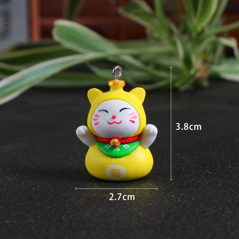 

Набор брелоков «Счастливый кот»: 6 Милых Подвесок из Смолы в Виде Котят - DIY Шармы для Сумок и Маленькие Подарки.