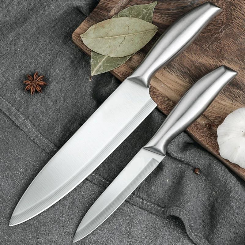 Chef Knife Stainless Steel Kitchen Knives Multi-Purpose Kitchen Knife Melon Fruit Knife Meat Cleaver Slicing Kitchen Cooking