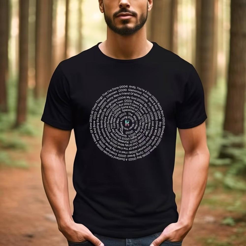 

The Killers Song Titles Gift fans All size Shirt Unisex T-Shirt XXL