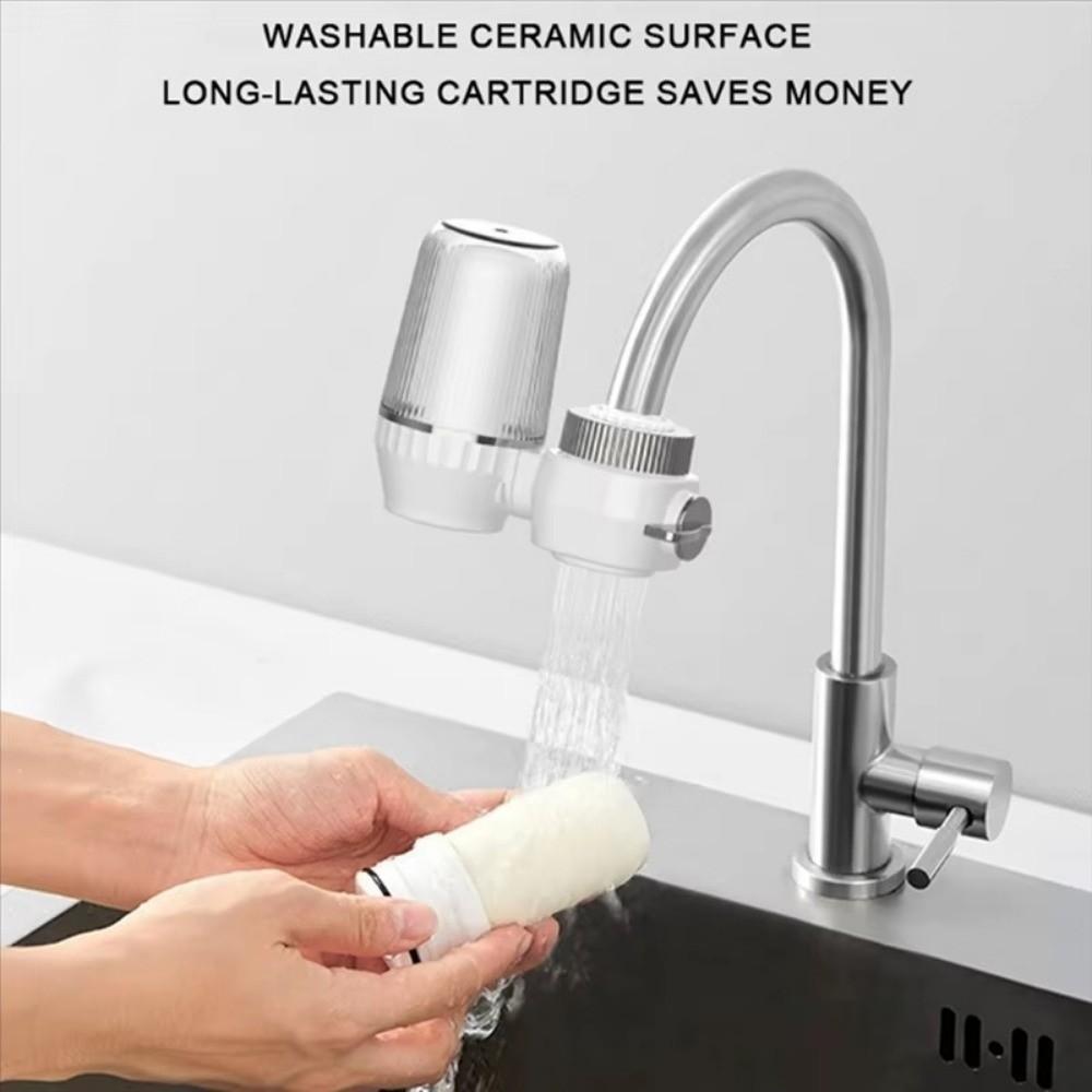 Splash-proof Kitchen Tap Purifier Ceramic Water Purifier  For Clean Drinking Water