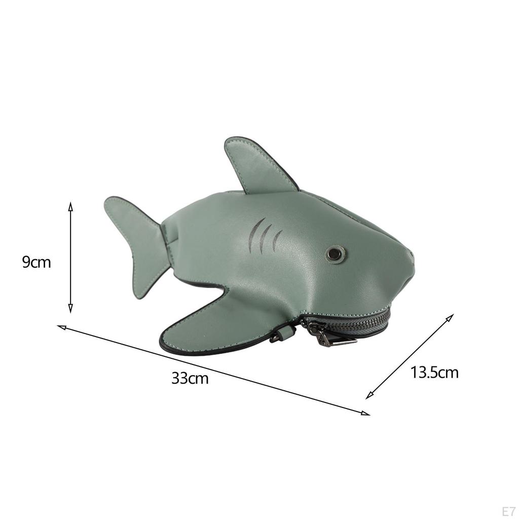 Scary Shark Bags Animal Bag Purse Multipurpose Shoulder Handbags Crossbody for Women Daily